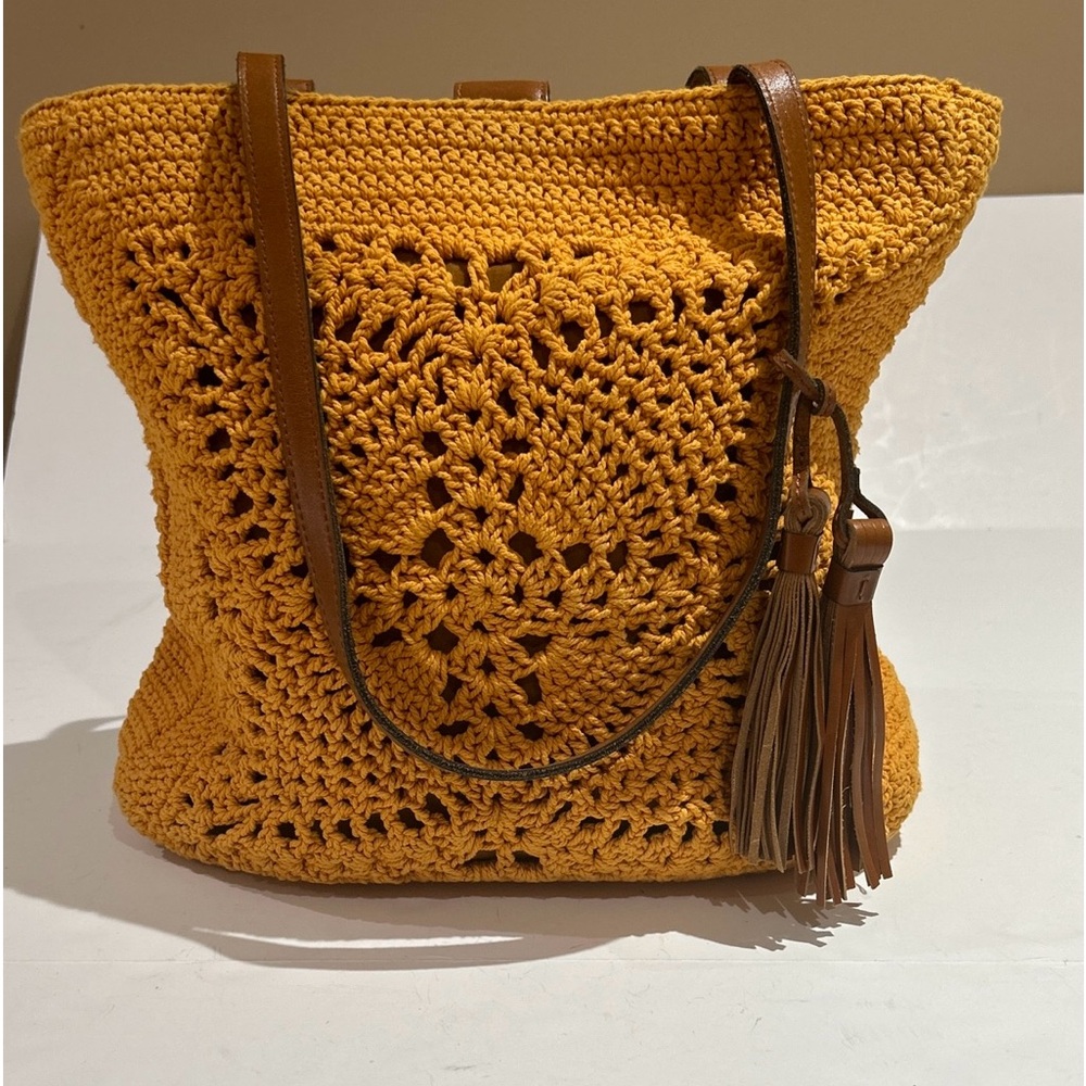 Patricia Nash crocheted tote